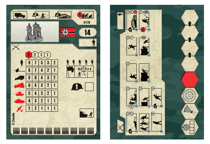 Набор фигурок 6178 Немецкая кадровая пехота Звезда