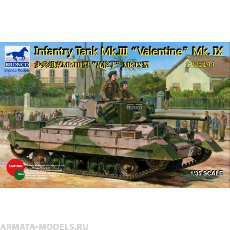 CB35144 Танк Infantry tank mk III valentine  (Bronco Models) 1/35 Bronco Models