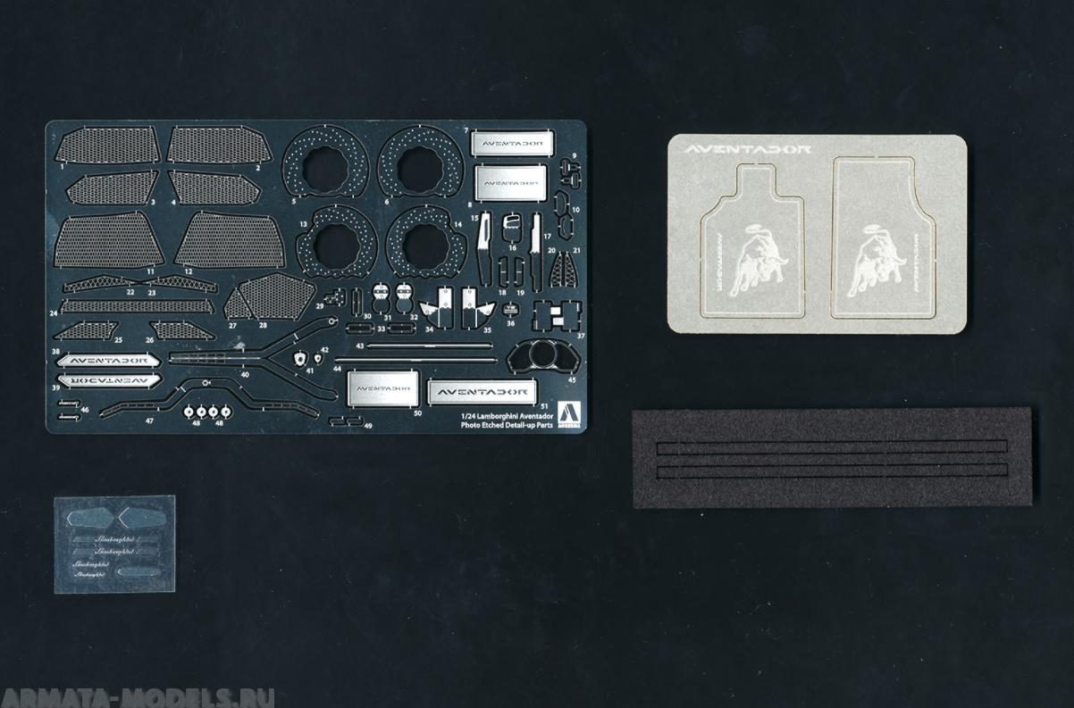 05865 Lamborghini Aventador LP700-4 Common Detail-Up Parts Aoshima