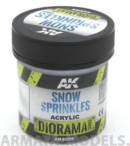 AK8009 Икусственный снег SNOW SPRINKLES - 100ml (Acrylic)