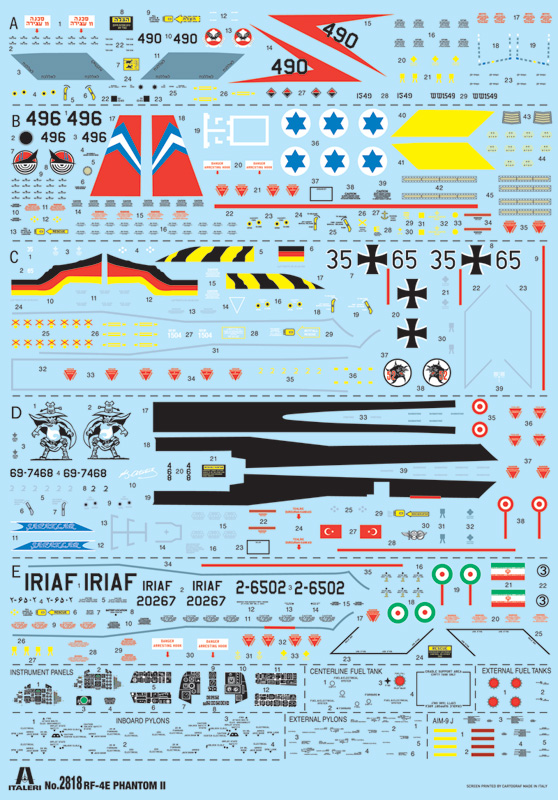 2818ИТ RF-4E ФАНТОМ II Italeri