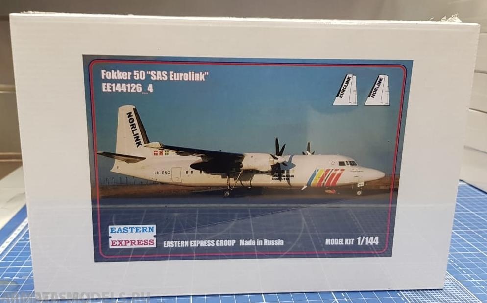 ЕЕ144126_4 Пас. самолет Fokker F-50 SAS Eurolink Восточный экспресс