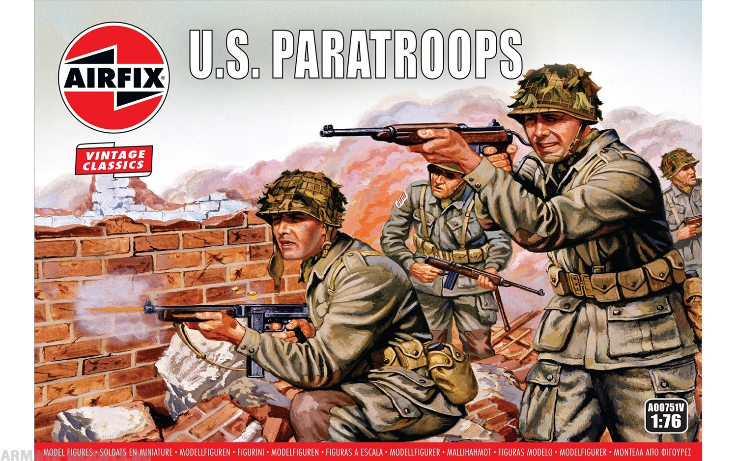 A00751V Набор солдатиков WWII US Paratroops Airfix