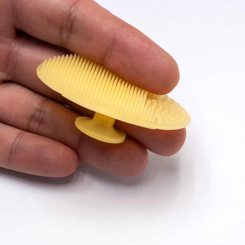 B37001yeIRP Коврик для мытья кисти силиконовый, желтый