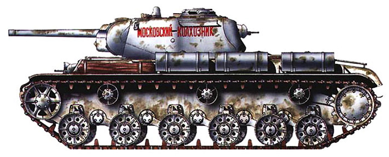 35023 Советский скоростной тяжелый танк КВ-1С ARK model