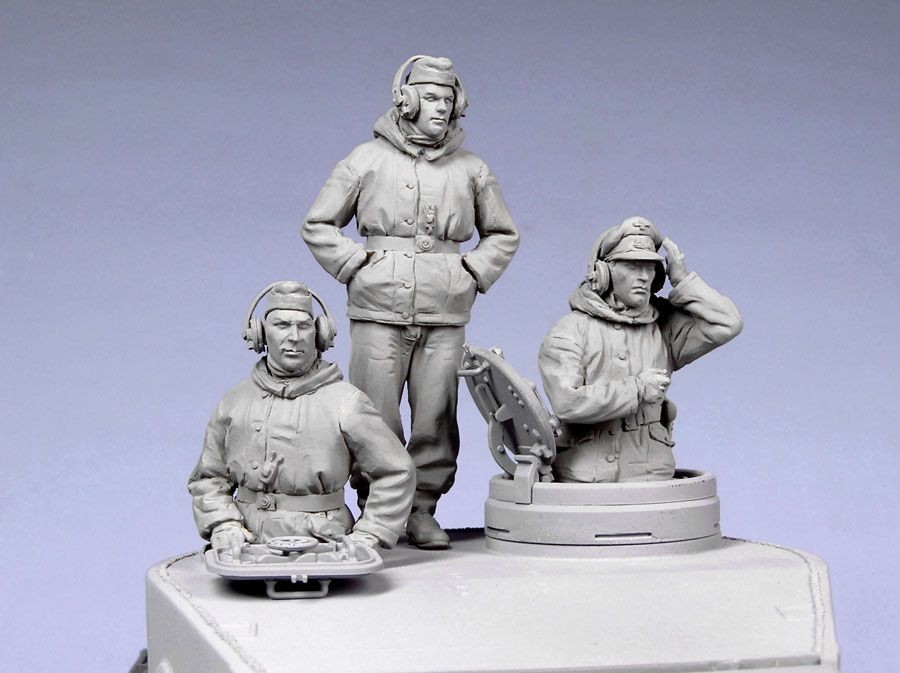 Т-35072 Немецкие танкисты на ТИГР (зима 1943-45 гг) (3) Tank