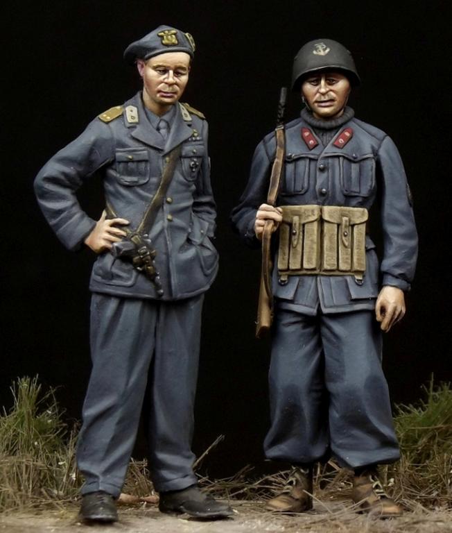 35117BM Decima MAS Commander & Soldier WW II The Bodi Miniatures
