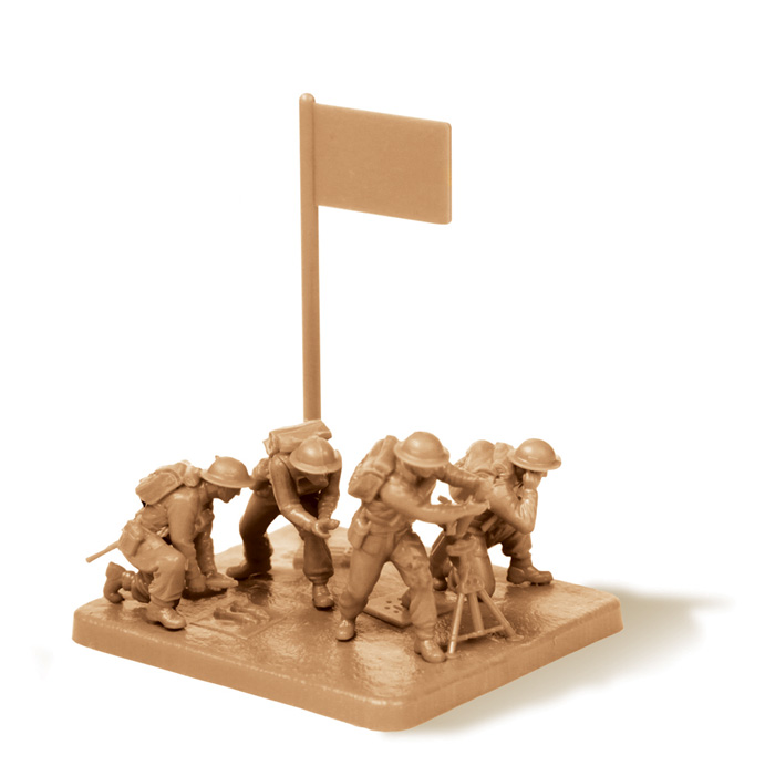 6168 Британский 3-хдюймовый миномет с расчетом 1939-42гг Звезда