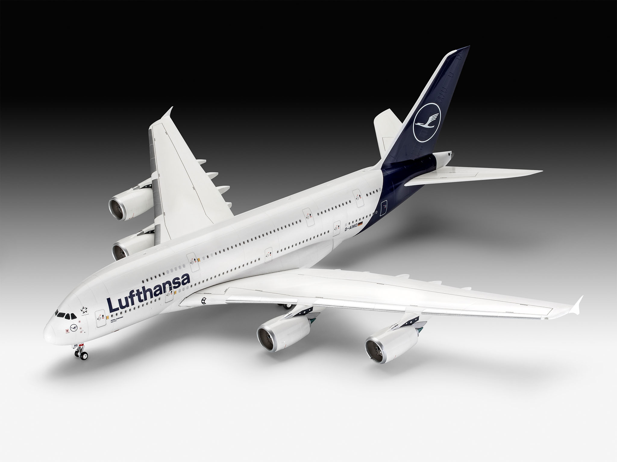 03872RE Самолет Airbus A380-800 Lufthansa New Livery Revell