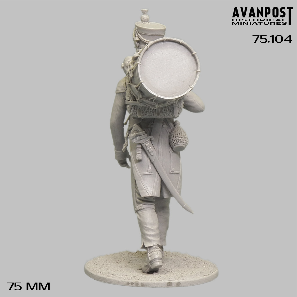 75.104 Барабанщик 57-го линейного полка, 1812 г Аванпост