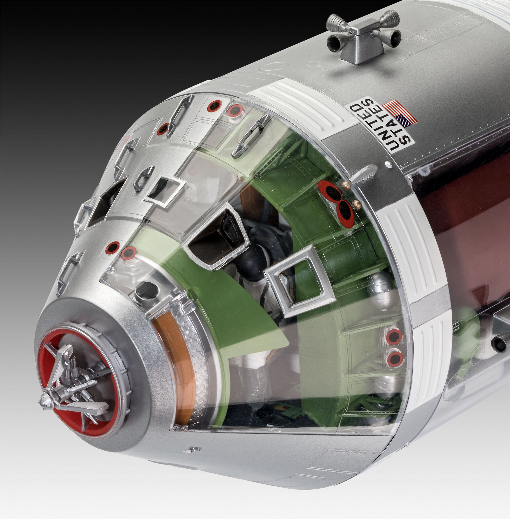 03703RE Подарочный набор Аполлон-11: Космический корабль с интерьером