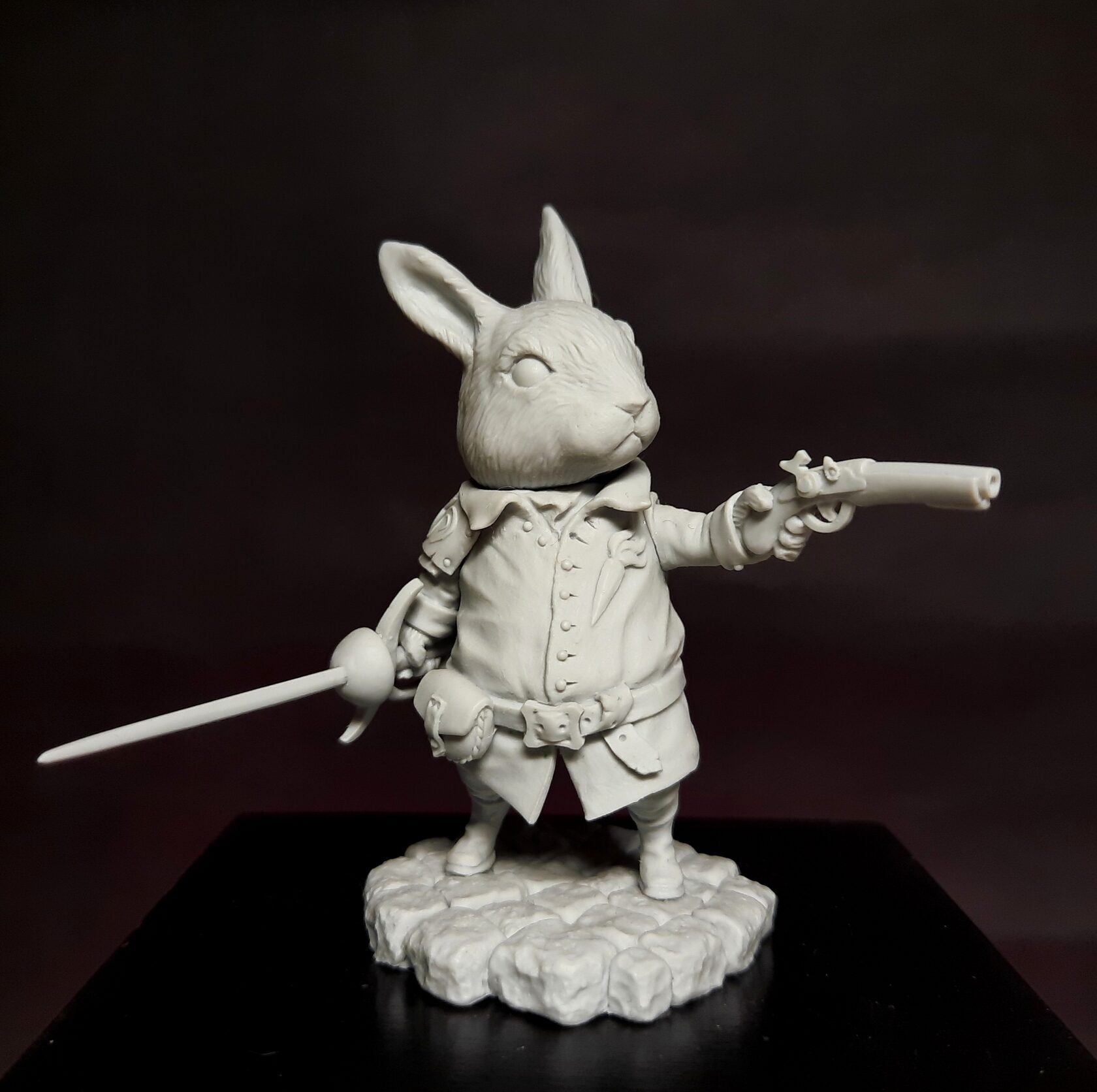 BCK-CM-003 Банни Блад Кэррот | Коллекционная миниатюра 70 мм Blood Carrot Knights