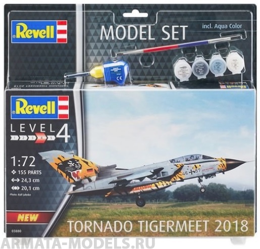 63880RE Набор  Истребитель-бомбардировщик Tornado ECR quot;Tigermeet 2018quot; Revell