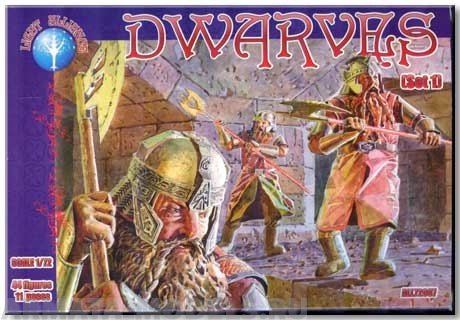ALL72007 Фигуры Dwarves set 1 1/72 Dark Alliance
