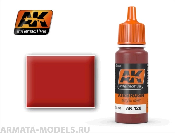 AK-128 Краска акриловая RED PRIMER LIGHT BASE