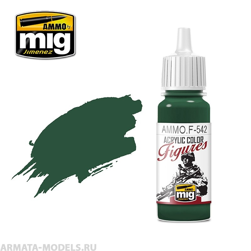 AMMOF542 Ammo Mig Краска акриловая PHATLO GREEN