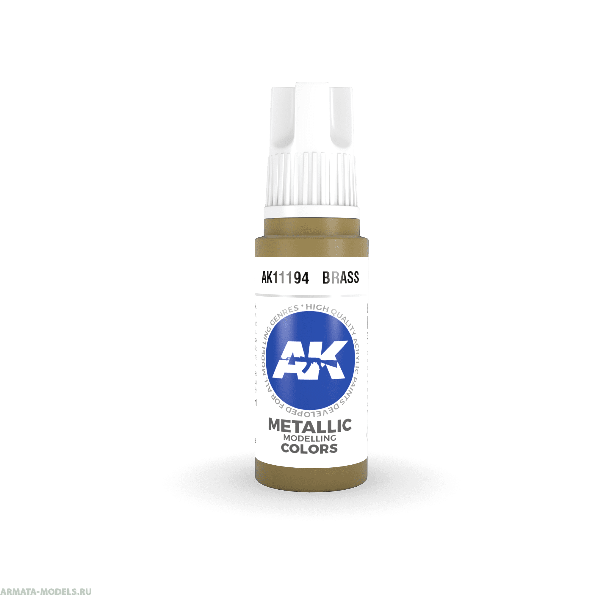AK11194 Краска акриловая Brass 17ml