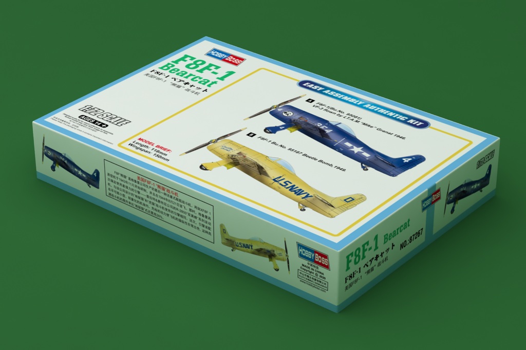 87267 Самолет F8F-1 Bearcat Hobby Boss