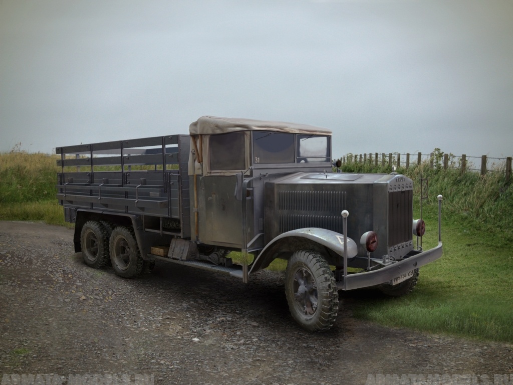 35461 Krupp LH163, немецкий грузовой автомобиль, 2МВ ICM