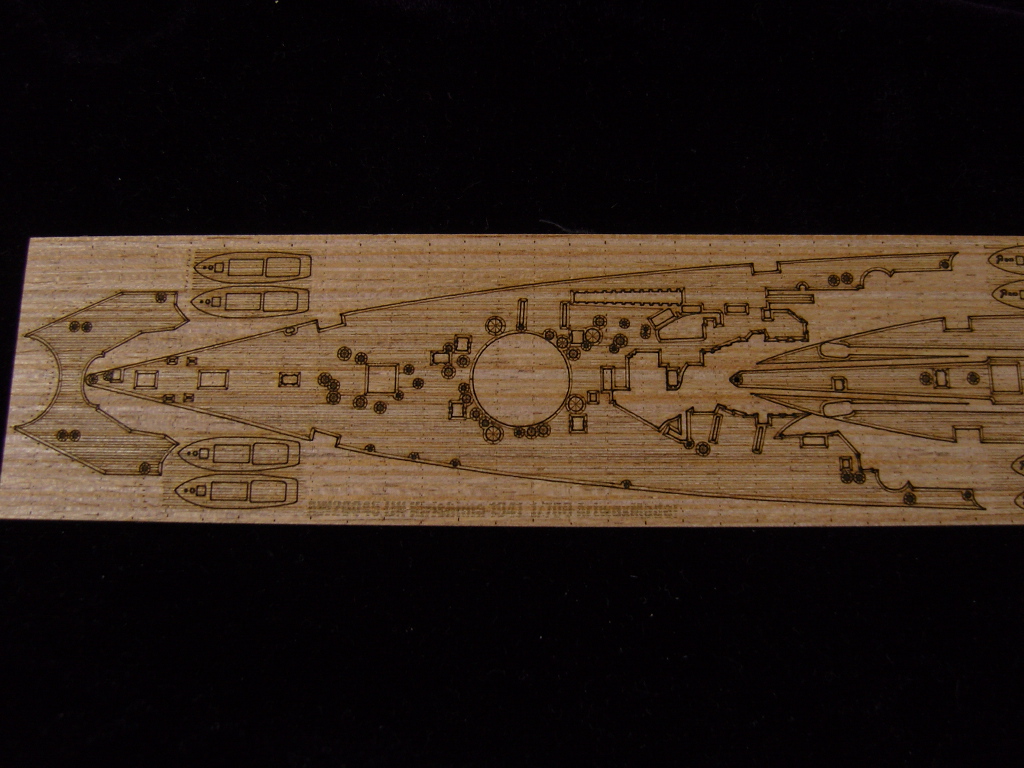 AW20045 Деревянная палуба для IJN Kirishima 1941