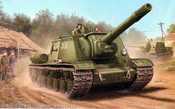 05568 САУ  СУ-152  Trumpeter