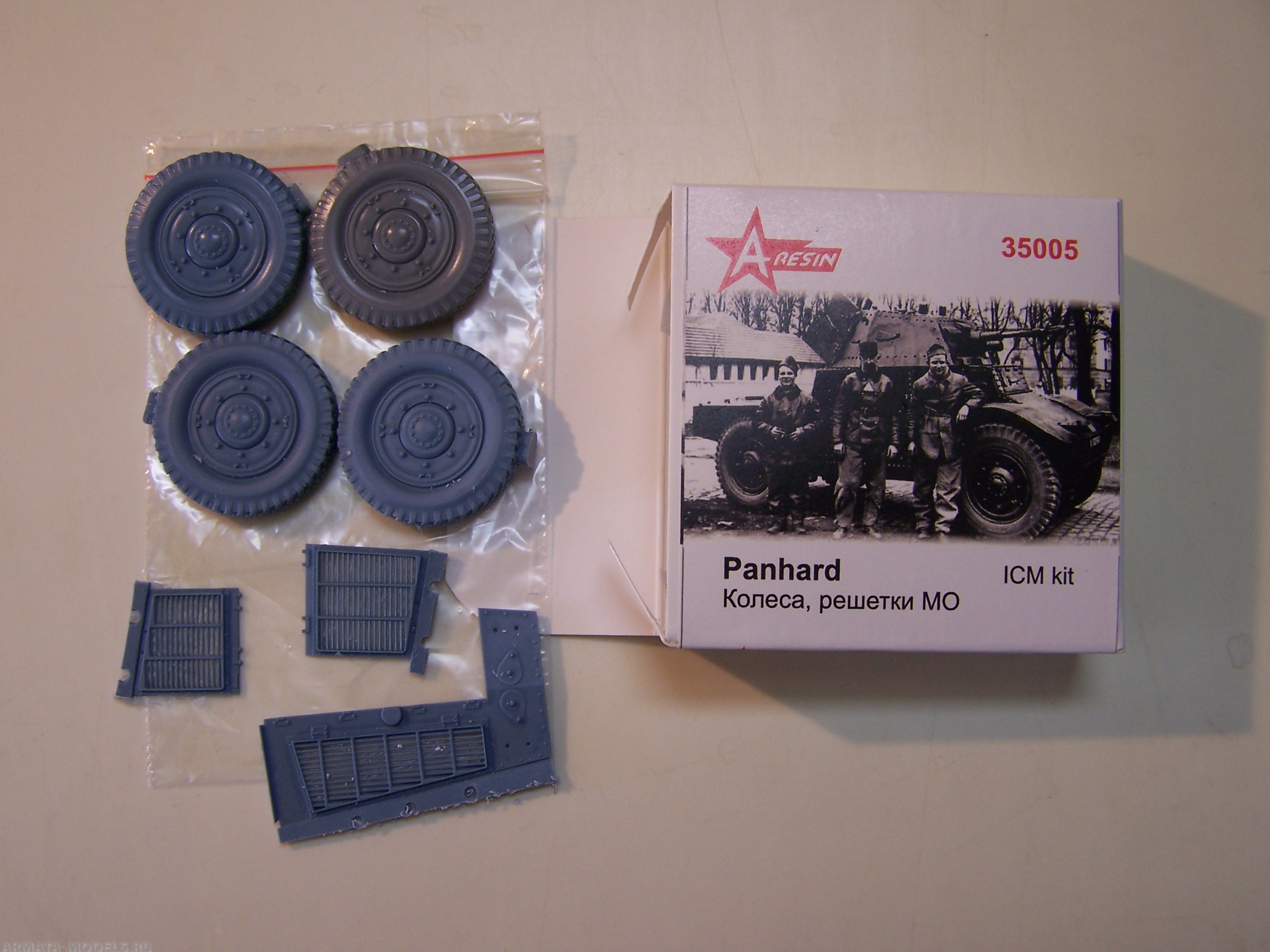35005AR Колеса,решетки МО для ПАНАР  (ICMkit)   1/35