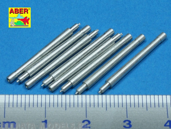 ABR-1:350-L-39  Дополнения для  Set of 8 pcs  380mm short barrels for ships Richeulieu, Jean Bart для  1/350