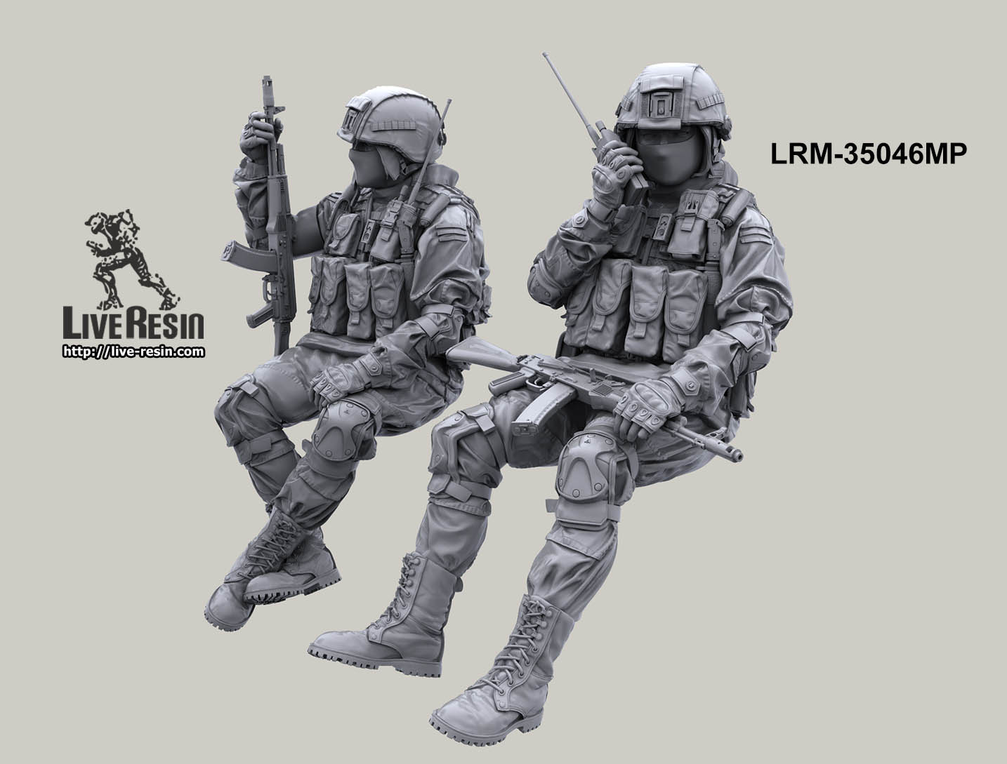 LRM35046MP Боец военной полиции РФ -8 Live Resin