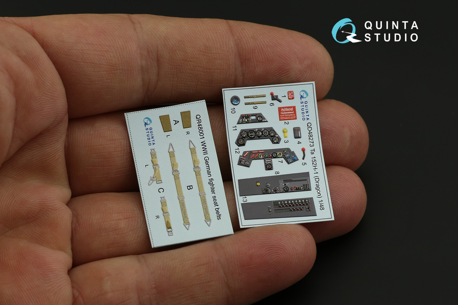 QD48273 3D Декаль интерьера кабины Ta 152H (Dragon)