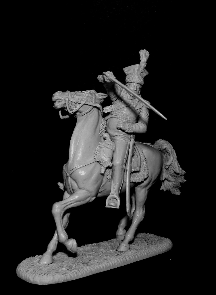 CHM-54204(M). Польский генерал Я.Г. Домбровский, 1792-1807 гг. 54 мм. Материал - белый металл. Chronos Miniatures