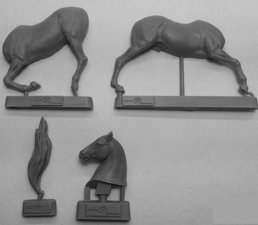 CHM-54156. Животные: Лошадь №8. 54 мм. Материал - смола. Chronos Miniatures