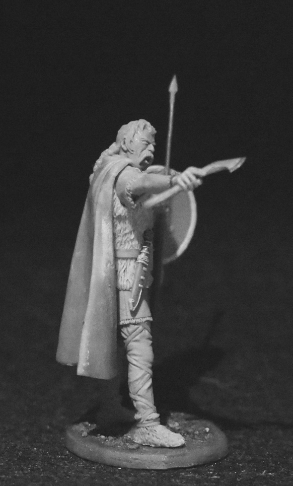 CHM-54278. Франкский воин, 5-6 века н.э. Материал - смола. Chronos Miniatures