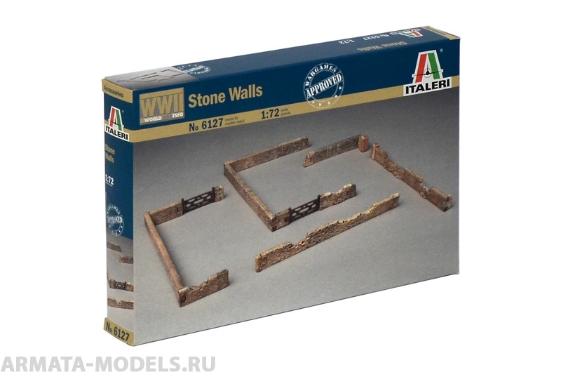 6127ИТ Набор-Каменные стены Italeri