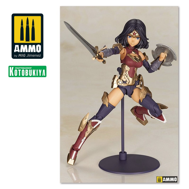 KTOCG004 Сборная модель DC Comics Cross Frame Girl Plastic Model Kit Wonder Woman Fumikane Shimada Ver. KOTOBUKIYA