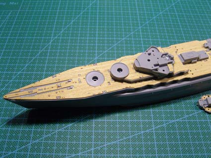 AW20004 Деревянная палуба для IJN Mutsu