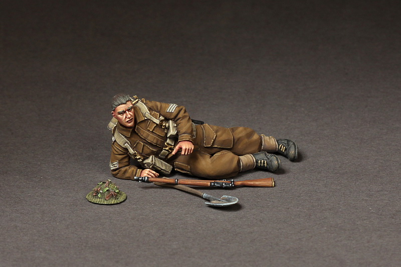 35133SOGA Sergeant British infantry at rest. SOGA Miniatures