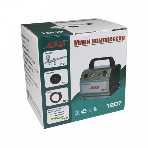 1207J Компрессор 1207, с регулятором давления, автоматик