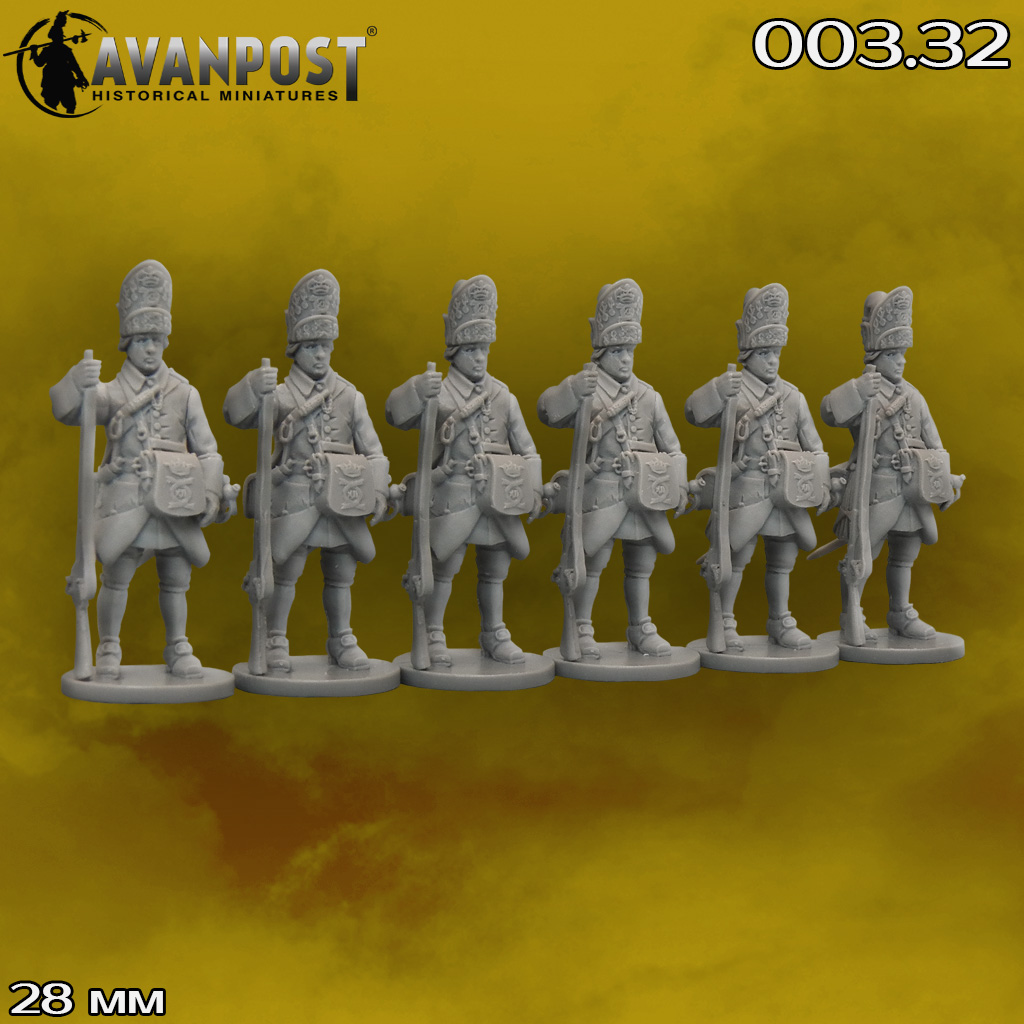 003.32АП Фигуры Гренадёры (1708 - 1721) Аванпост