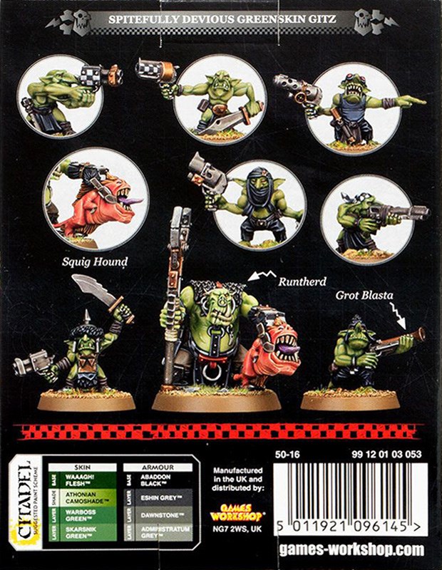 50-16GW Набор Орки Гретчины (Ork Gretchin)