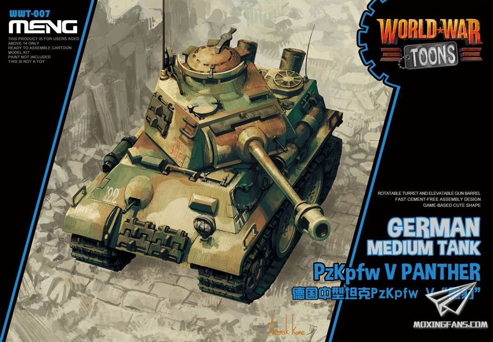 WWT-007 German Medium Tank PzKpfw V Parther