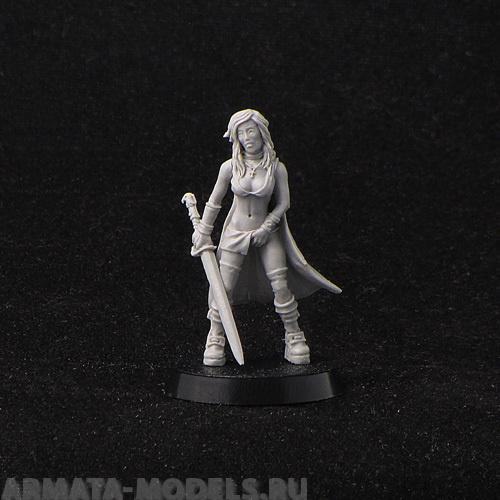 amazon in cloak with sword BROTHER VINNI's