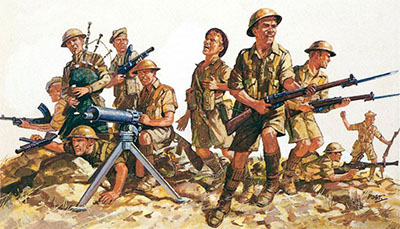 02617 Фигуры 8-я британская армия, 2-я МВ Revell