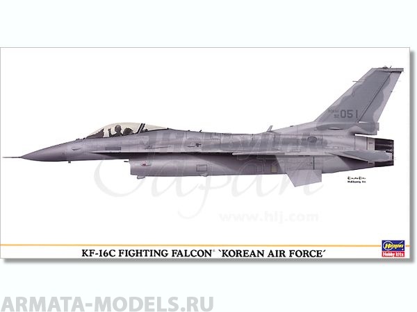 09848 Самолет KF-16C Korean AF Hasegawa