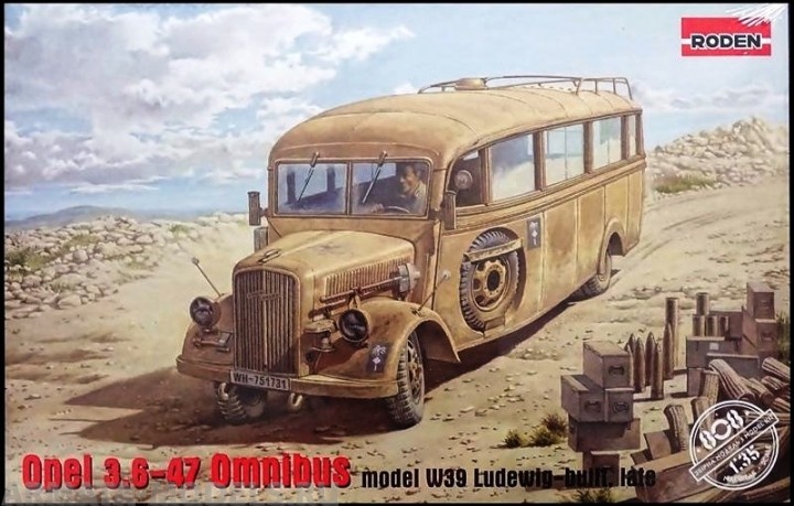 Rod808 Автобус Blitz 3.6  47 Omnibus model W39 Ludewig  built, late Roden