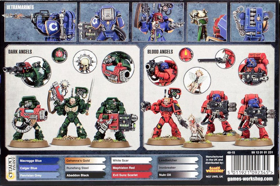 48-15GW Набор Отряд Опустошителей Космодесантников (Space Marine Devastator Squad)