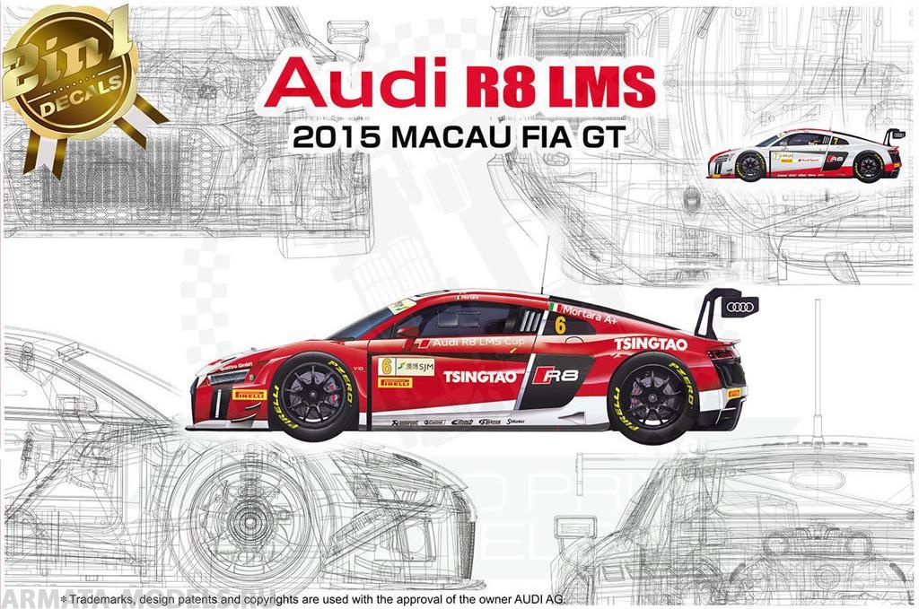 PN24024 Audi R8 LMS 2015 Macau FIA GT Aoshima