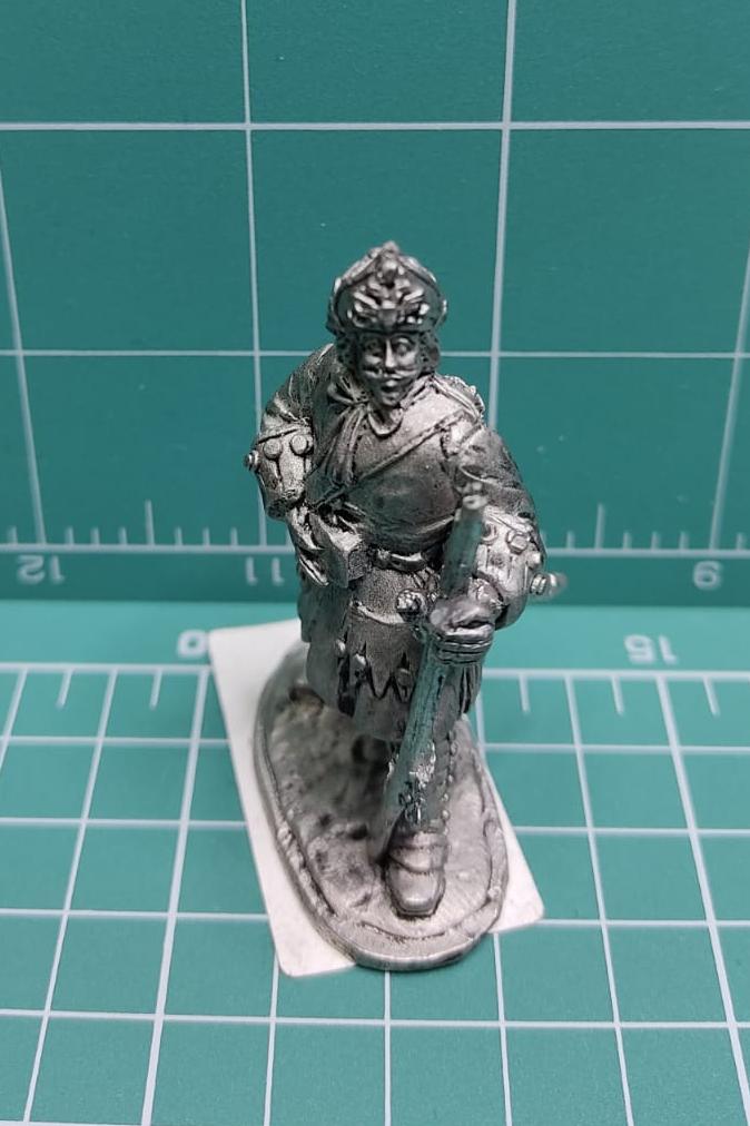 4202ТБ ВИМ, пехота русской армии Петра 1, пеший гренадер заряжающий ружье, 54 мм Три Богатыря