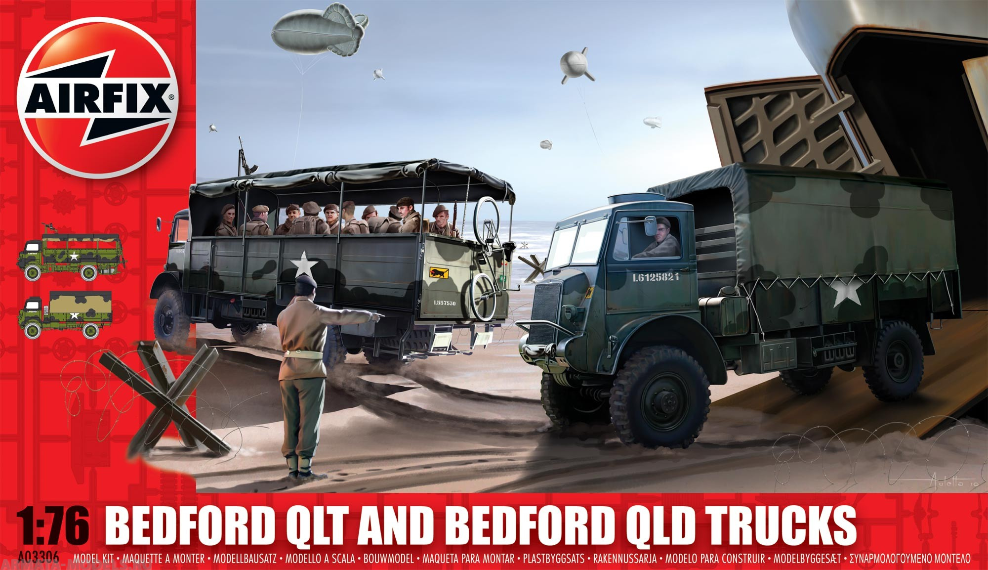 A03306 Сборная модель автомобиля Bedford QLD/QLT Trucks Airfix