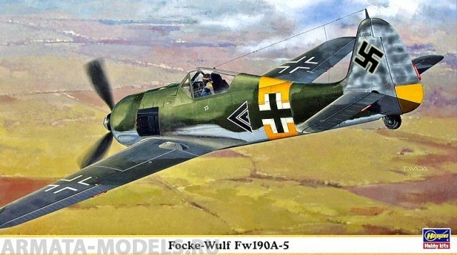 09798 Самолет Focke-Wulf Fw190A-5 Hasegawa