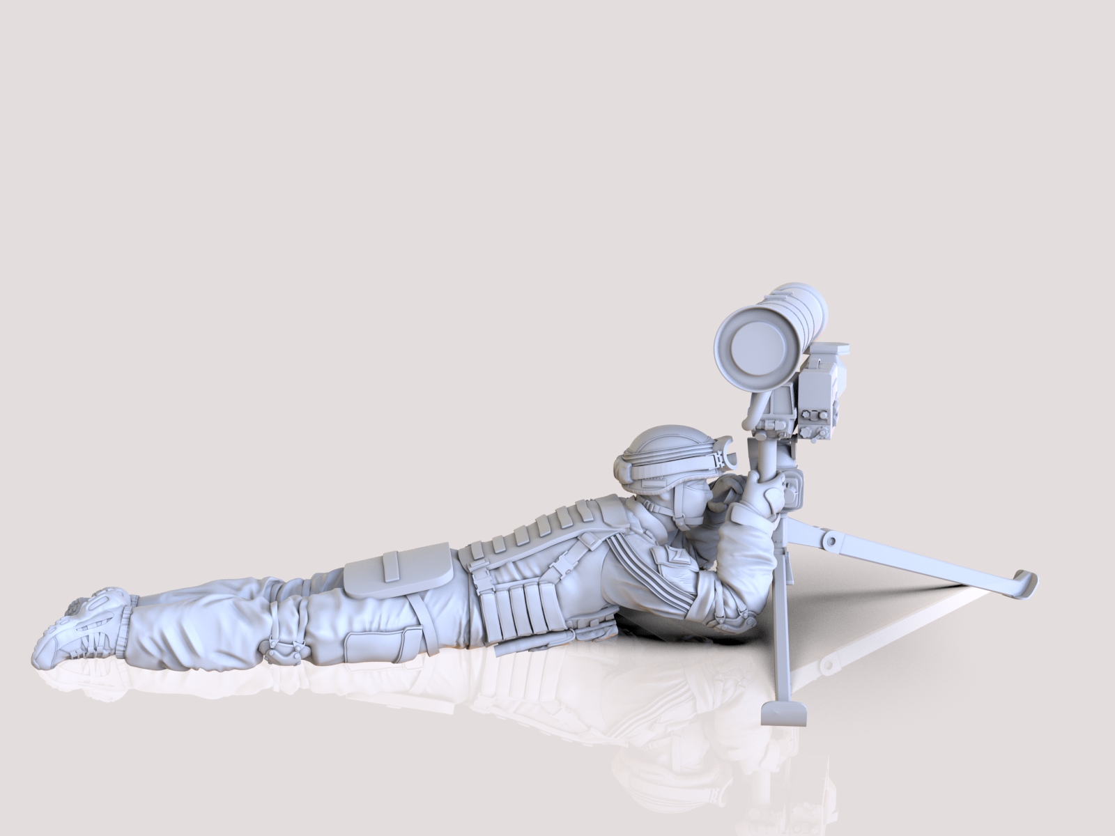 AM48193 Боец ВДВ РФ с комплектом «Корнет»